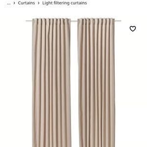 Beige Velvet Sanela Curtains